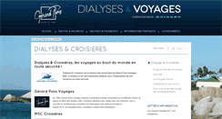 Desktop Screenshot of dialyses-et-croisieres.com